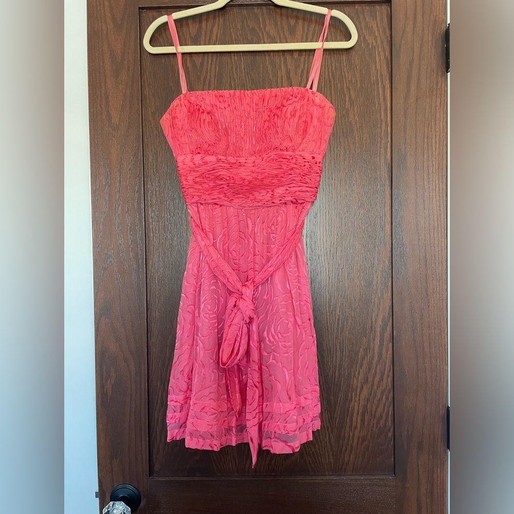 BCBG MaxAzria Size 4 Pink Strapless Dress